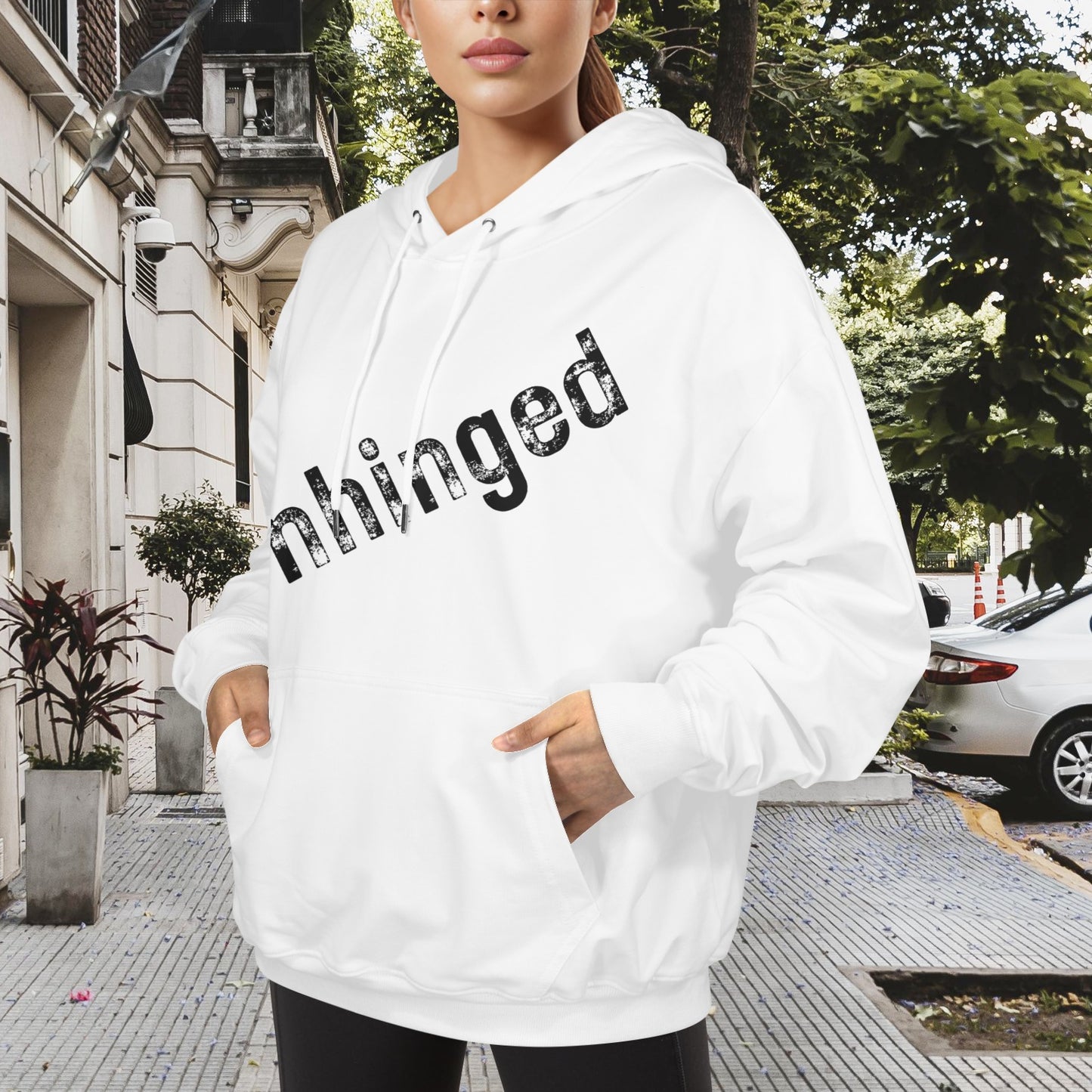Humourous-"Unhinged"Jumper Women's Heavy Blend Hoodie