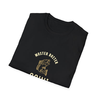 Fishing Enthusiast Unisex T-Shirt, Master Baiter Tee, Funny Fishing Shirt, Gift for Fisherman, Outdoor Apparel, Fishing Trip Gear
